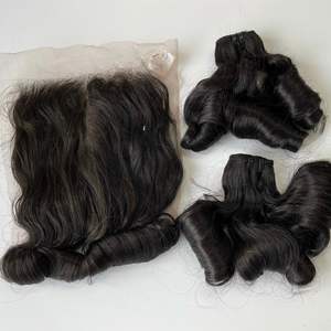 ผมต่อจากเวียดนามแบบดิบบริสุทธิ์ผมมนุษย์แบบเด้งดึ๋งสไตล์100% - Product Image 6