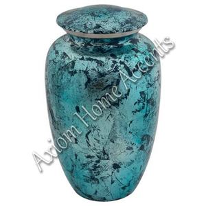 Urna de cremación de aluminio hecha a mano con ilustraciones detalladas recuerdo conmemorativo perfecto por Axiom Home Accents - Product Image 4