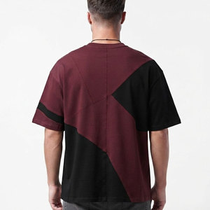 เสื้อยืดทรงบ็อกซี่ผ้าคอตตอนหนานุ่มใส่สบายสไตล์ลำลองทันสมัยสำหรับผู้ชาย เหมาะสำหรับใส่ทุกวัน ผลิตจากผ้าคุณภาพพรีเมียม สำหรับขายส่งสินค้าสตรีทแวร์ - Product Image 2