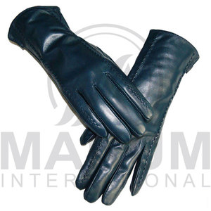 Gants en cuir véritable confortables et chauds pour l'hiver, pour l'extérieur / Nouveauté, dernier design, gants en cuir légers et tendance - Product Image 3