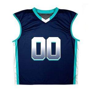 Maillot de lacrosse pour adulte respirant, personnalisé et de haute qualité, imprimé numériquement, 100 % polyester, vêtements de sport pour la vente en gros - Product Image 6