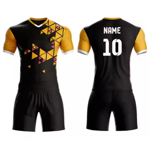 ชุดเสื้อฟุตบอลและชุดยูนิฟอร์มฟุตบอลแบบสั่งทำพิเศษ ผ้าโพลีเอสเตอร์ สำหรับสโมสร พร้อมบริการ OEM - Product Image 1