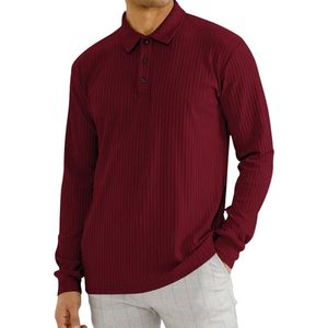 High Quality Olive Plain <b>Men</b> <b>Polo</b> <b>Shirts</b> <b>Long</b> <b>Sleeve</b> Cotton Jersey Button Placket Breathable Wholesale Workwear <b>Shirts</b> - Product Image 2