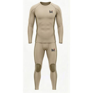 Traje Deportivo de Compresión Titan Shield Performance, Spandex/Poliéster, Antiarrugas, Transpirable, Ligero, de Secado Rápido, MALUZA - Product Image 3