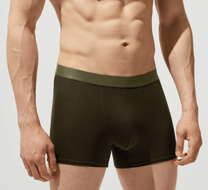 Boxers pour hommes anti-odeur, écologiques, naturels, respirants, taille haute, 170 GSM, haute résistance à la décoloration, prix direct usine en gros - Product Image 1