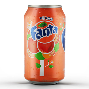 New Arrival Fanta Peach 335ml Delicious Peach Soda Experience ODM Service <b>soft</b> <b>drink</b> 335ml - Product Image 2
