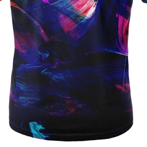 Meilleur prix T-shirts de sport pour hommes respirants, à séchage rapide, anti-plis, à manches courtes, en polyester de haute qualité, qualité personnalisée - Product Image 3