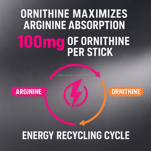 Polvo de arginina con suplemento de aminoácidos de L-ornitina y taurina para uso en adultos-Soporte energético de etiqueta privada OEM/ODM - Product Image 3