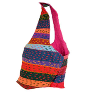 Embroidered Bohemian <b>Long</b> Shoulder <b>Bag</b> with Geometric Decoration Ethnic Crossbody Purse Handmade Tribal Tote <b>Bag</b> Vintage Boho - Product Image 3