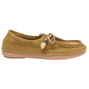 Ann'S Women Suede Leather Moccasin Loafers Genuine Leather Driving Khaki Shoes Casual Flat Shoes - Product Image 2