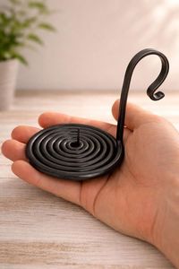 Features a rustic forged <b>black</b> finish that enhances its timeless appeal and complements farmhouse, industrial, vintage - Product Image 5