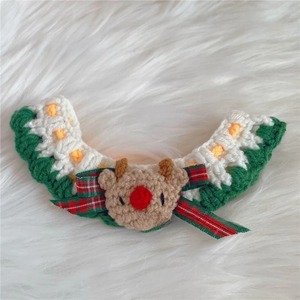 Collares Navideños para Mascotas, Decoraciones Navideñas para Perros y Gatos, Collares de Encaje Tejido, Bufanda de Lana, Regalo de Año Nuevo, Accesorios para Perros y Gatos - Product Image 3