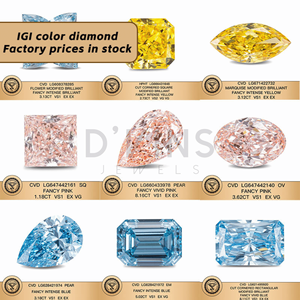 Diamants CVD en vrac taille radiant 2,09 ct E VVS2, diamants de mêlée HPHT cultivés en laboratoire pour la fabrication de bijoux - Product Image 5