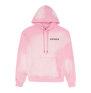 Avirex Men's <b>Pink</b> Tie-Dye Hooded Sweatshirt Oversized Casual French Terry Pullover ODM <b>Hoodie</b> Manufacturer Custom Apparel - Product Image 2