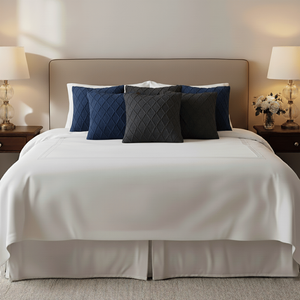 SOGA 6-PC 45cm <b>Pillow</b> Covers Set 3 Charcoal Grey Cable Knit and 3 <b>Navy</b> Blue Diamond Knit for Living Room Sofas - Product Image 4