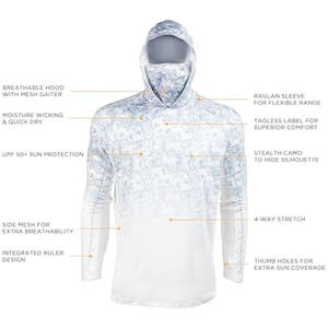 Maillot de sport à manches longues, doux pour la peau, avec fermeture éclair, pour la course, le cyclisme et la pêche - Product Image 2