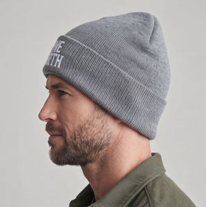 Gorro de Lana Personalizado con Logotipo Bordado para Hombre, Gorro de Invierno Cálido, Gorro de Punto Suave, OEM ODM, Gorro de Punto Informal de Invierno, Talla Adulto 56-58CM - Product Image 3