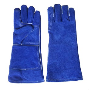 Leather Shell Cotton Liner Welding <b>Gloves</b> Molten Metal Splash Protection <b>Type</b> B Full Thumb Design for TIG Welding Customizable - Product Image 5