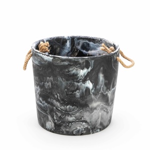 Premium Resin Ice Bucket <b>Cooler</b> | Durable Waterproof Double Wall Wine Ice Bucket Modern Luxury Design Portable Handmade Fruit - Product Image 3