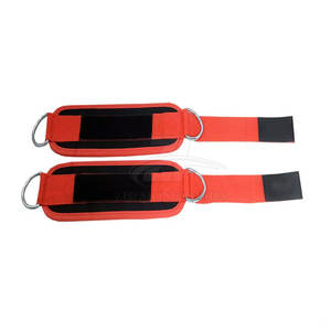 Correas de tobillo ajustables de neopreno personalizadas para entrenamiento en el gimnasio, soportes de tobillo para fitness. - Product Image 4