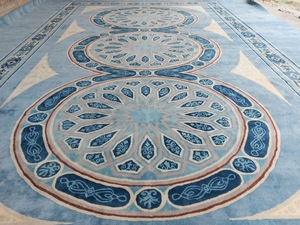 Alfombra Elegante Hecha a Mano, Alfombra de Lana Roja Suave y Duradera, Perfecta para Sala de Estar, Dormitorio, Decoración del Hogar - Product Image 3