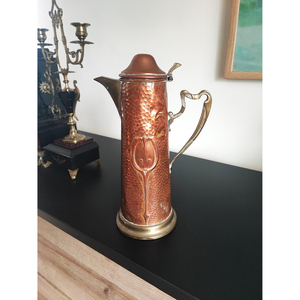 Classic Design Handmade Copper Serving <b>Jug</b> Interior Decor for Tea <b>Drinks</b> and Kitchen Usage Long Size Water Storage Pitcher - Product Image 6