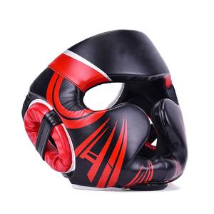 Nouvel Arrivage : Casque de Boxe Professionnel Personnalisé en Cuir et EVA PU de Haute Qualité – Casque d'Entraînement pour la Boxe - Product Image 4