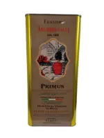 Primus olio Extra vergine di oliva 100% italiano spremuto a freddo 5 Lt. Can Canino Leccino e Frantoio
