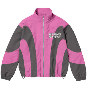 ชุดวอร์มผู้ชายผ้าไนลอนสำหรับฤดูร้อน เสื้อแจ็คเก็ตกันลม กางเกงขายาว กางเกงขาสั้น ชุดเซ็ตปักโลโก้ ชุดกีฬา ชุดวิ่งออกกำลังกาย - Product Image 4