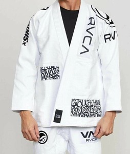 Kimono de Jiu-Jitsu Brésilien BJJ pour adulte de qualité supérieure, 450 g/m², Shoyorol Batch 105 Done Blue, blanc, 100 % coton, uniforme d'arts martiaux - Product Image 3