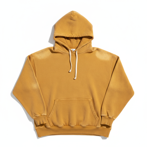 Sweat-shirt à capuche oversize pour homme, couleur unie, en molleton de coton, décontracté, pour l'automne, avec poches, coupe classique, tricoté - Product Image 6