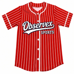 Maillot de baseball haut de gamme, maillot de baseball uni, meilleur maillot de softball - Product Image 2