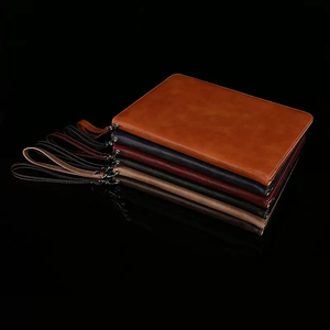 Housse pour tablette en cuir véritable, pochette pour tablette, housse de protection classique marron pour tablette, housse de voyage d'affaires - Product Image 3