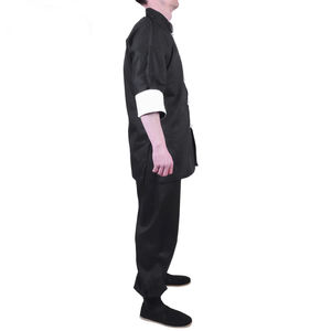 Vente Flash : Nouvelle Collection – Uniforme de Kung Fu en Coton Noir Personnalisable pour Hommes, Femmes, Jeunes et Adultes – Service OEM - Product Image 4