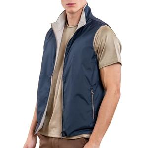 Gilet Chaude Homme Luxe Léger Coupe-Vent Haute Qualité Personnalisé avec Caractéristiques de Gilet et de Veste Intégrée - Product Image 1