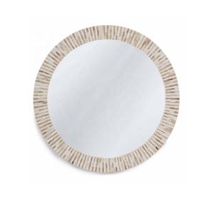 Hot Selling Bone Inlay <b>Round</b> <b>Mirror</b> Frame Beautiful Wall <b>Mirror</b> Frame Best Home Decoration <b>Mirror</b> Design in Wholesale Price - Product Image 6