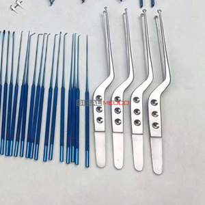 Ensemble d'instruments micro-dissecteurs neurochirurgicaux manuels en acier inoxydable de haute qualité et de précision, marque SIGAL MEDCO, certifiés CE, pour le cerveau - Product Image 3