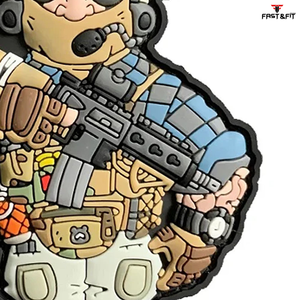 Parches de PVC y Goma al por Mayor, Logotipo Personalizado, Diseño 3D, Color Personalizado, Servicio OEM para Prendas de Vestir, Ropa para Niños, Todas las Tallas Disponibles - Product Image 6