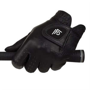 Guantes de Golf Unisex de Cuero Genuino OEM, Negros, Suaves, para Todas las Tallas de Mano, para Deportes y Actividades al Aire Libre, Fabricante de Pakistán - Product Image 3