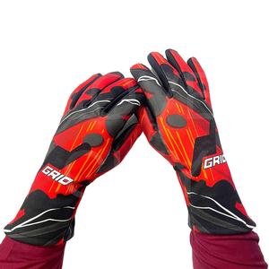Gants de karting en coton et polyester Nomex personnalisés OEM avec poignée numérique antidérapante conçue par nous-mêmes 2025 - Product Image 1