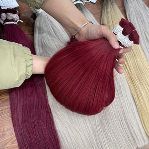Extensions de cheveux en vrac de couleur chaude, couleur naturelle, 100% cheveux vierges bruts, fabriqués au Vietnam, de haute qualité - Product Image 2