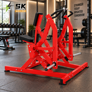 Machine à Rameuse Assise à Charge Libre SK, Vente en Gros Directe Usine Chine, Équipement de Gym Commercial, Logo Personnalisé OEM pour Projets de Gymnastique - Product Image 1