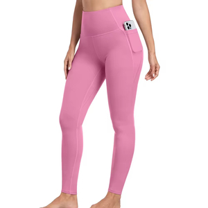 Leggings de Yoga de Alta Calidad para Mujer, Cintura Media, Diseño Sólido, Sin Costuras, Ropa Deportiva para Fitness en Venta - Product Image 6