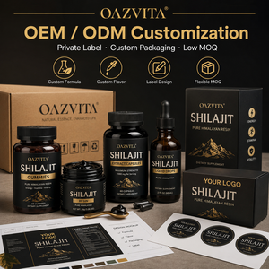OAZVITA Private Label <strong>Shilajit</strong> Resin OEM ODM Glass Jar Custom Formula Fulvic Acid Paste Manufacturer - Product Image 4