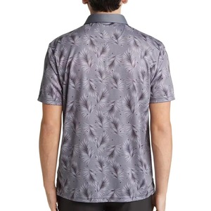 Camisetas tipo polo de ajuste cómodo y longitud regular para hombre, sublimadas / Camisetas tipo polo sublimadas para hombre, ligeras y de secado rápido - Product Image 3