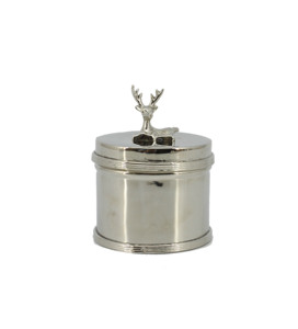 Boîte élégante et luxueuse en métal pour servir et ranger les fruits secs, idéale pour les cadeaux de mariage et les paniers festifs - Product Image 5