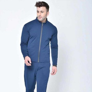 Ensemble de survêtement unisexe léger en coton uni 2-en-1 avec sweat à capuche et pantalon de jogging pour homme, taille américaine, idéal pour la gym et le fitness - Product Image 1