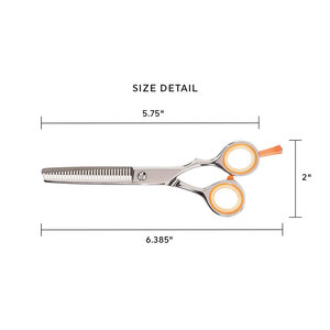 Ciseaux à effiler professionnels en acier inoxydable pour la coupe et la texture des cheveux, outil de salon de coiffure - Product Image 1