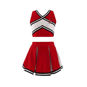 Tenue de cheerleading athlétique confortable, design personnalisé haut de gamme, esthétique audacieuse, coutures renforcées, par Solid Trader - Product Image 2