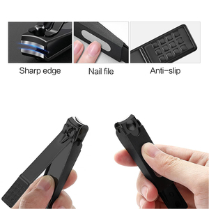 Professional OEM Leather Manicure Set Pedicure Care Tools New Rainbow <b>Nail</b> File Clippers Beauty Grooming <b>Kit</b> in Box Packaging - Product Image 3